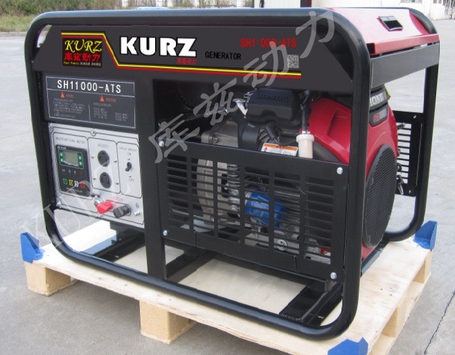 库兹应急电启动7.5KW汽油发电机